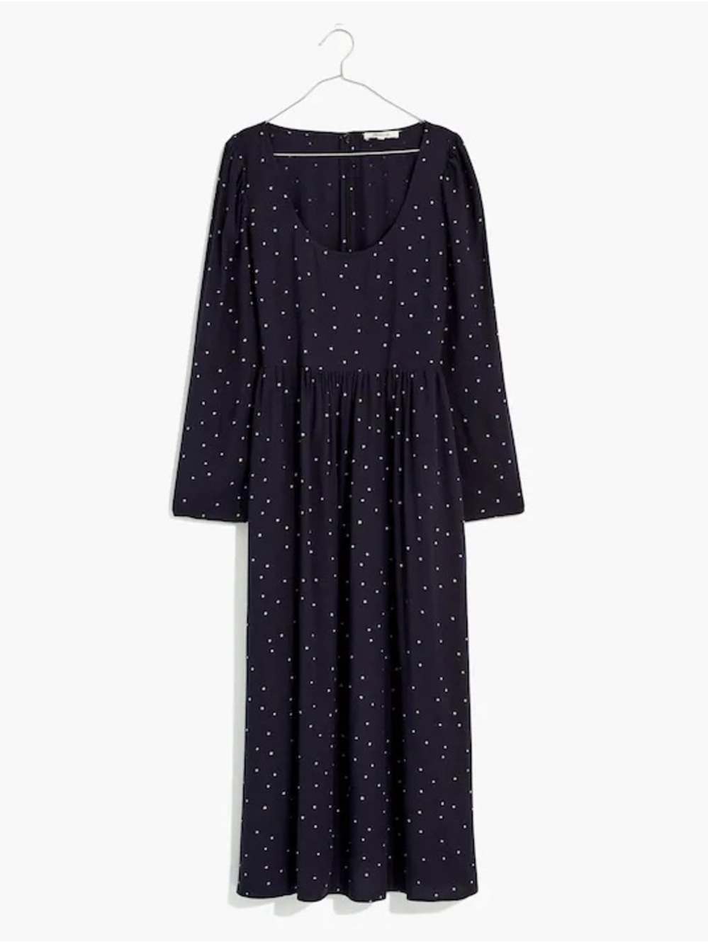 NWT Madewell Alicia Night Stars Midi Dress XS Puff Sleeve Celestial Cottagecore - Picture 4 of 12